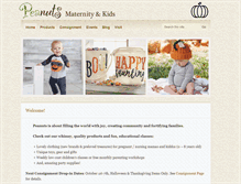 Tablet Screenshot of peanutvine.com